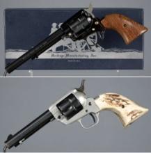 Two Single Action Revolvers