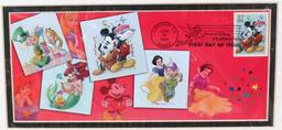 Disney Mickey & Minnie "Building a Building" First Day Stamp Issue, 2005