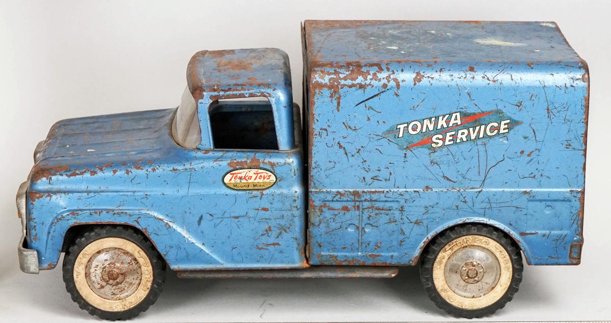 Tonka Service Truck, Pressed Steel, Ca. 1959