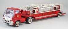 Tonka T-F-D Pressed Steel Aerial Hook & Ladder Fire Truck, Ca. 1960's