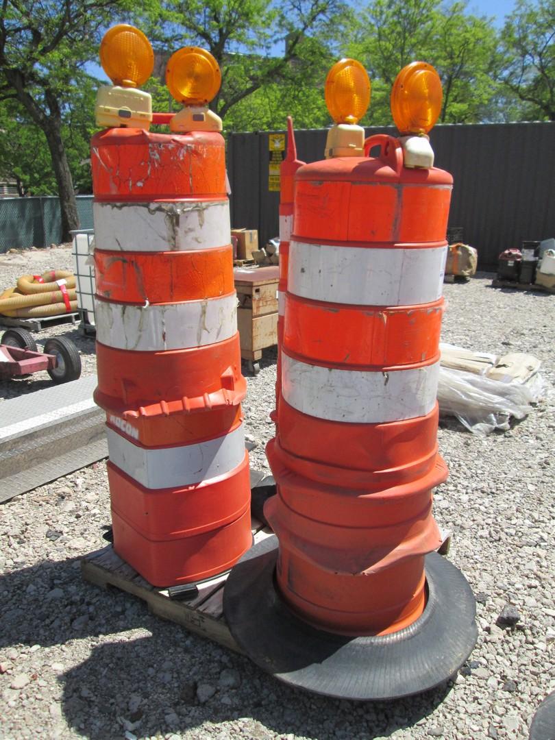 Assorted Barrels and Cones