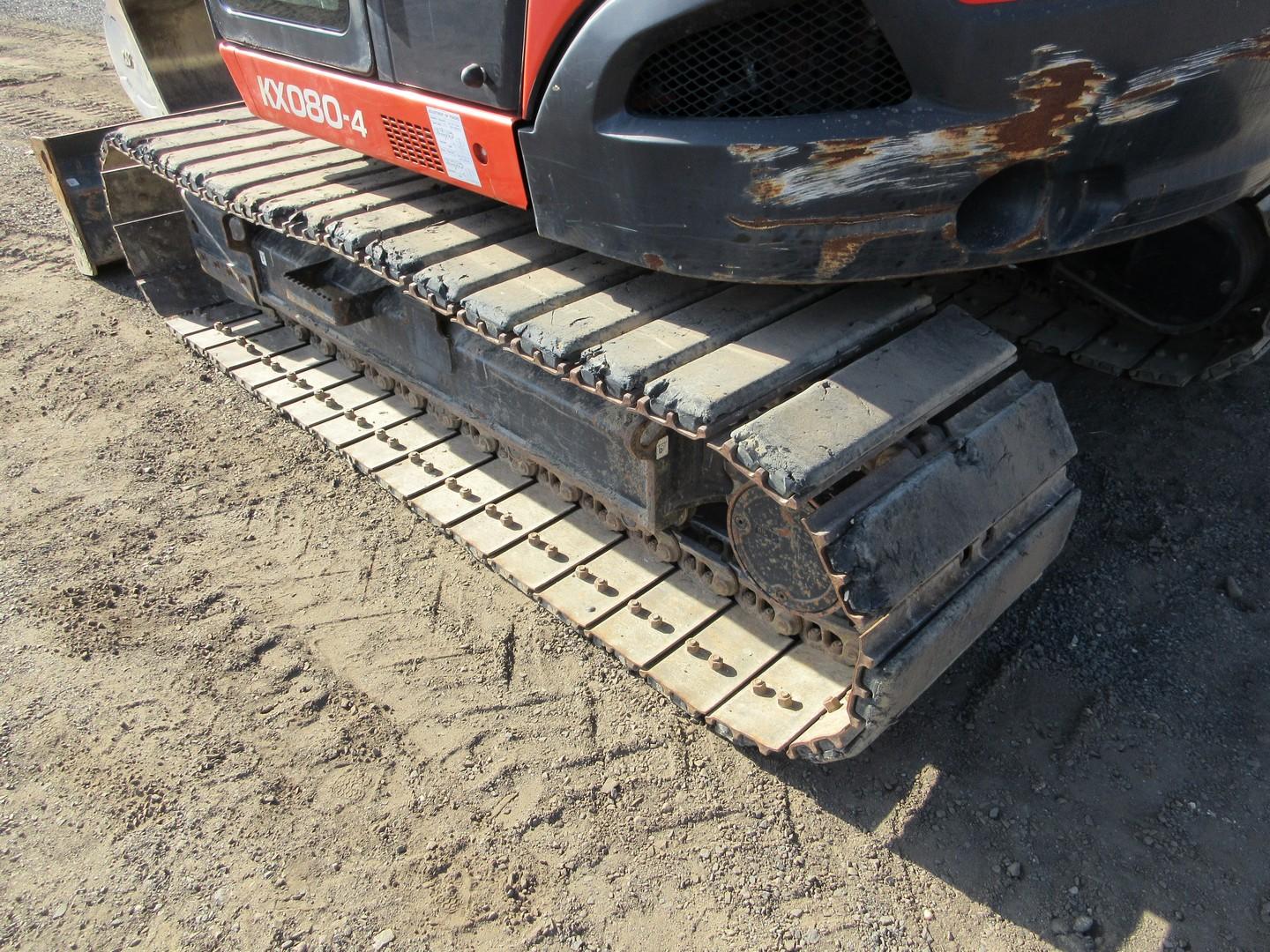 2018 Kubota KX080-4SS Hydraulic Excavator