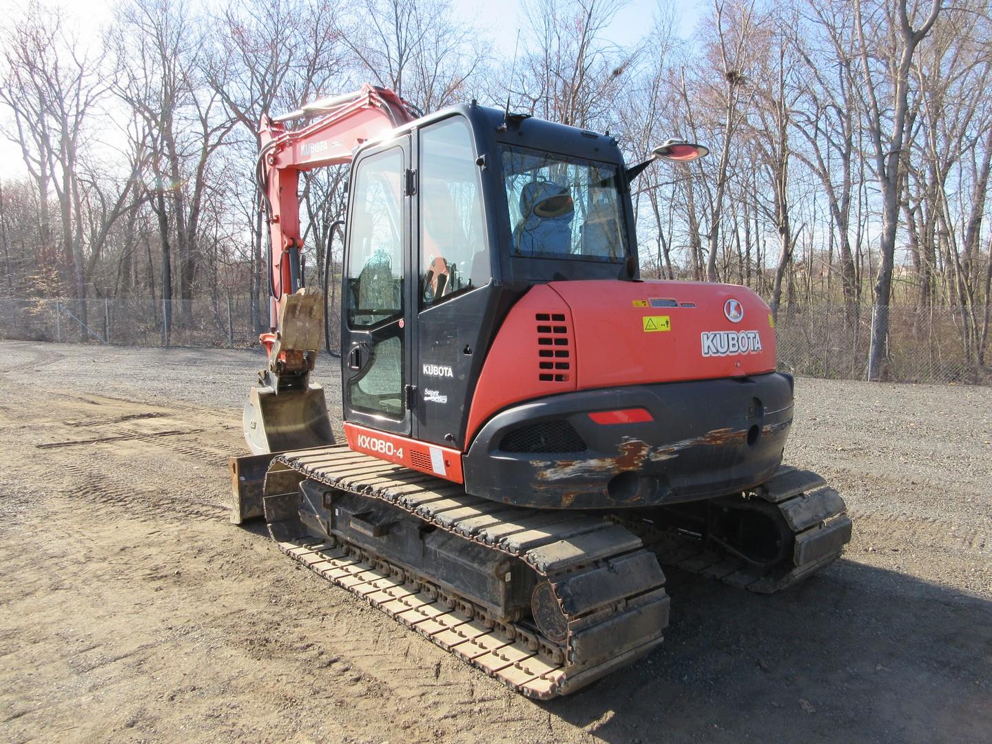 2018 Kubota KX080-4SS Hydraulic Excavator