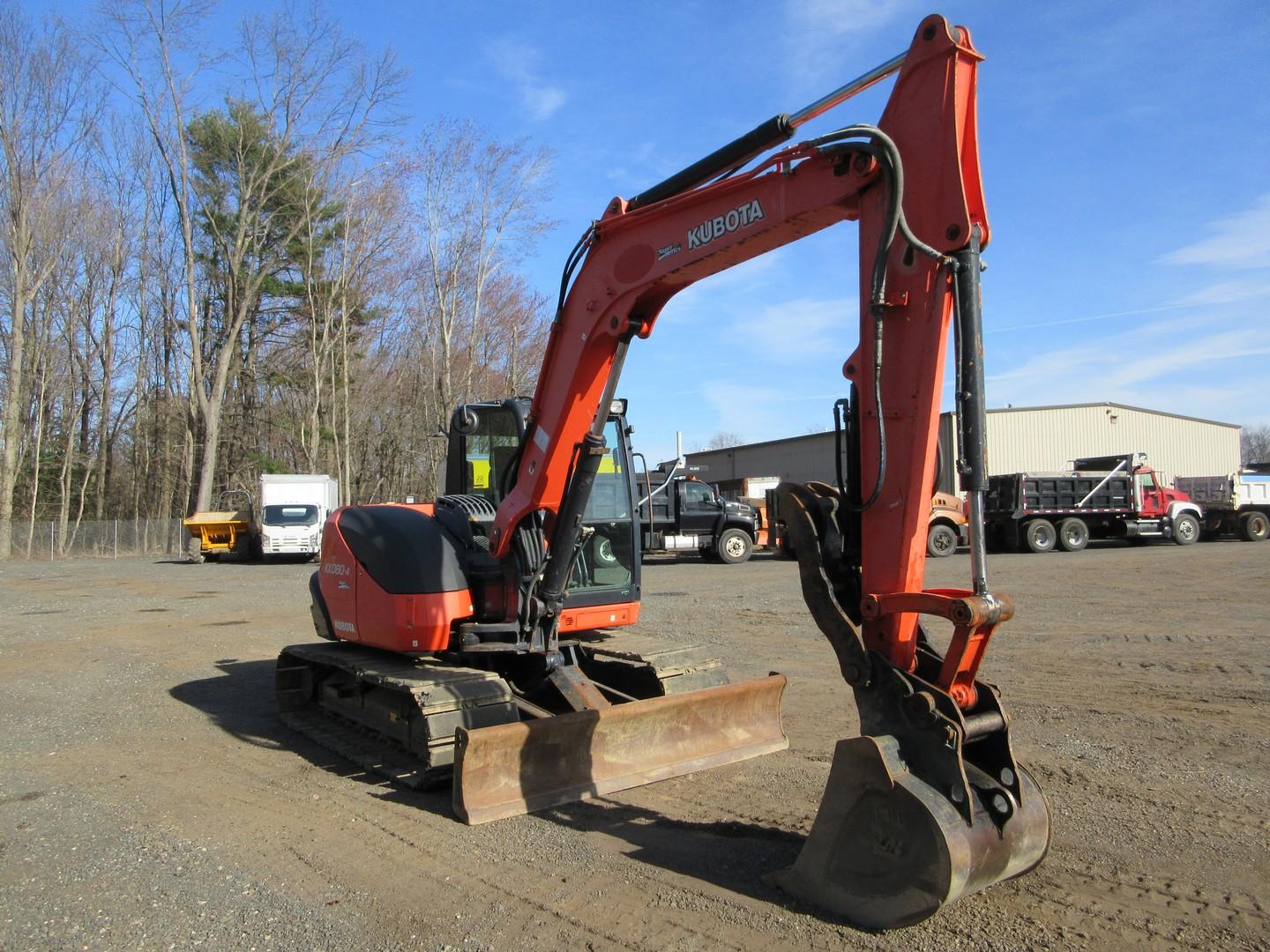 2018 Kubota KX080-4SS Hydraulic Excavator