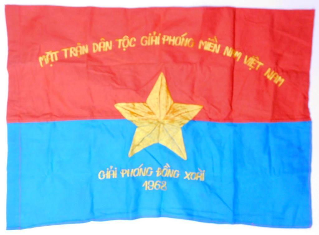 VietNam Era Viet Cong 1968 Regimental Combat Banner Flag