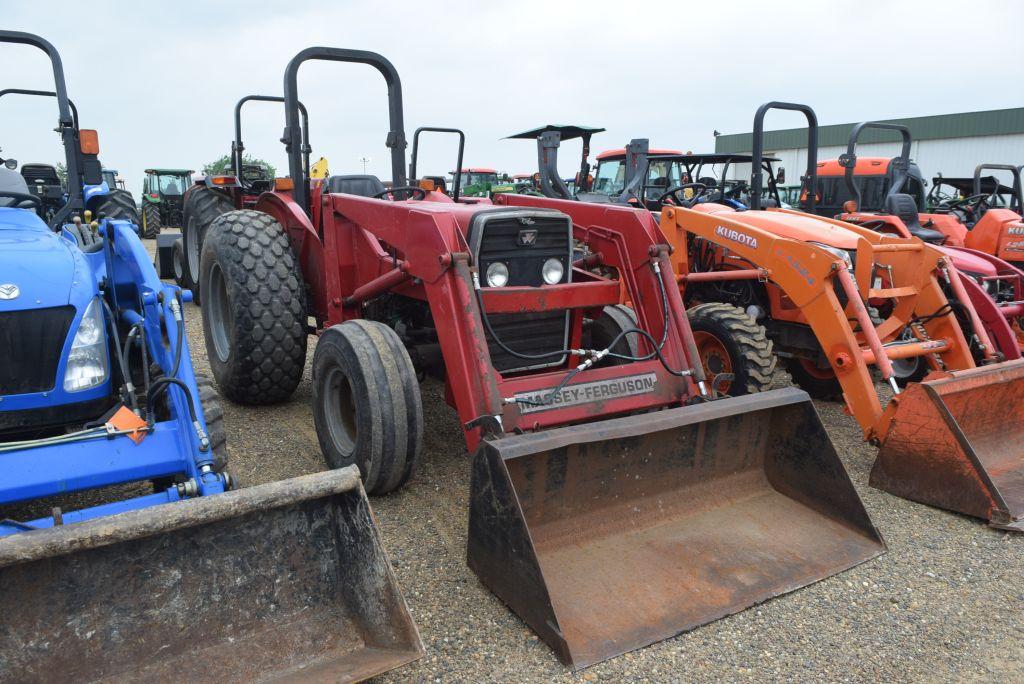 MF 240 2WD ROPS W/ LDR AND BUCKET