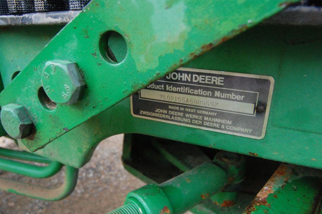 JD 2155 CANOPY 2WD W/ LDR BUCKET UNKNOWN HOURS)