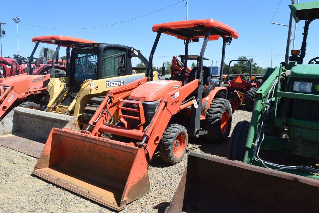 KUBOTA B26 TLB 4WD, 1361 HRS (HRS NOT GUARANTEED)