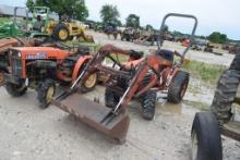 KUBOTA B7400 ROPS 4WD W/ LDR BUCKET SALVAGE