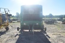 JD 568 MEGA WIDE PLUS NET WRAP ROUND BALER WW/ SHAFT AND MONITOR