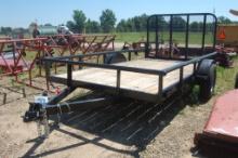 12FT BP TRAILER W/ GATE NO TITLE