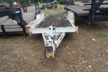 2009 KIEFER BUILT 20' TILT BUMPER PULL TRAILER W/ TITLE