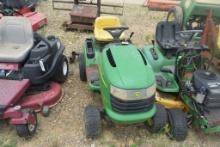 JD L110 RIDING MOWER SALVAGE JD RIDING MOWER SALVAGE