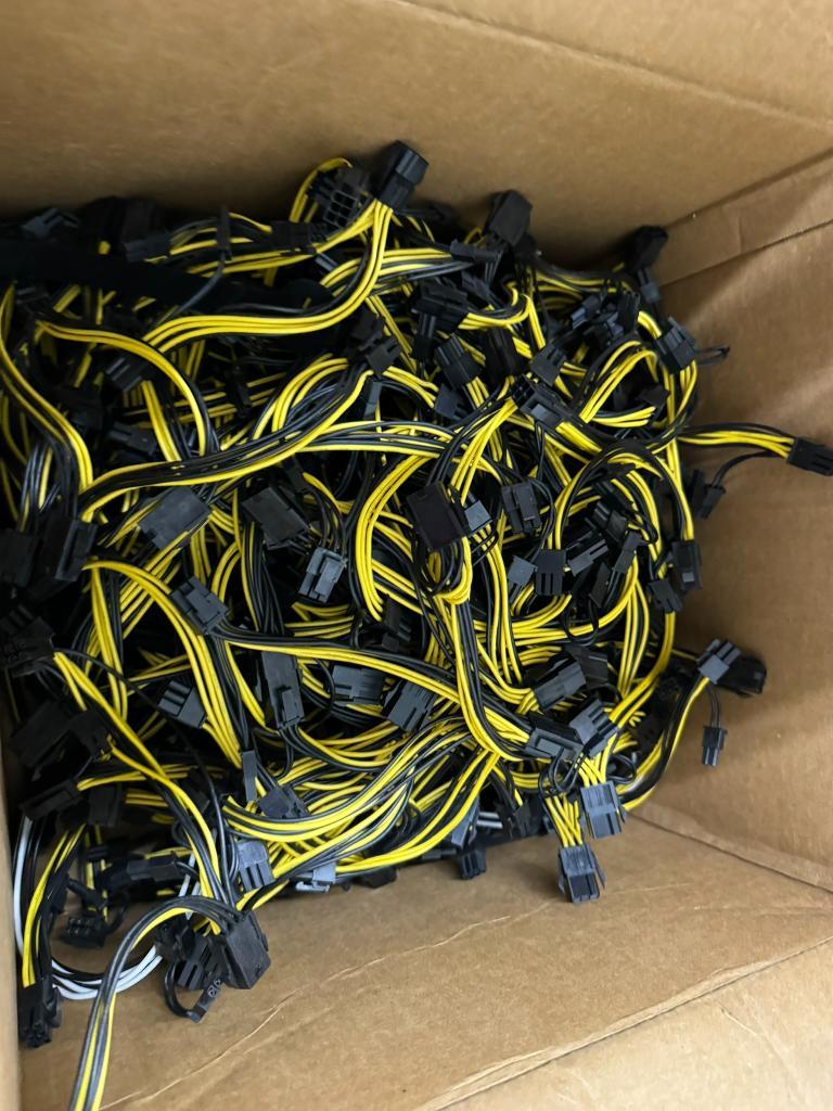 BOXES OF ASSORTED POWER CORDS & PORT CABLES (YOUR BID X QTY = TOTAL $)