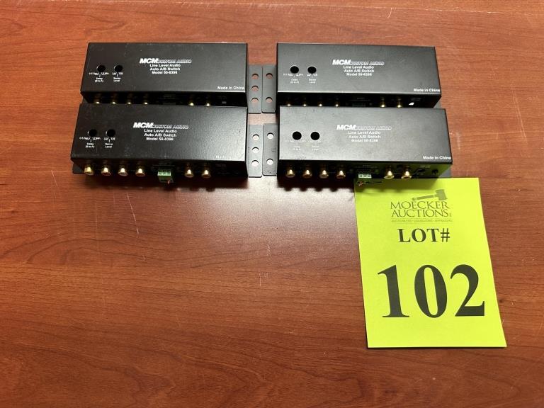 MCM CUSTOM AUDIO LINE LEVEL AUDIO AUTO A/B SWITCH,