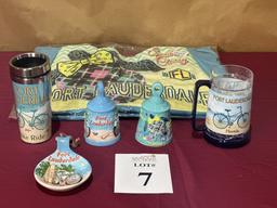 LOT CONSISTING OF ASSORTED BEACH-THEMED SOUVENIRS