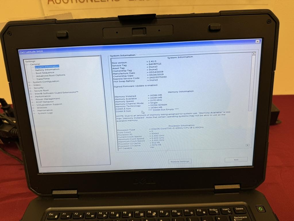 Dell Latitude 5414 Rugged Core i5 6th 16GB 512GB