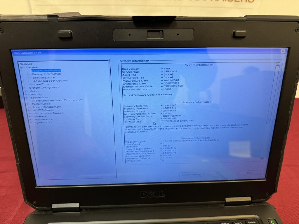 Dell Latitude 5414 Rugged Core i5 6th 16GB 512GB