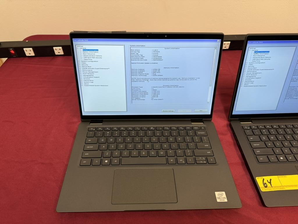 Dell Latitude 7410, i7 10th, 16GB RAM, 512GB SSD