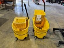 RUBBERMAID MOP BUCKETS