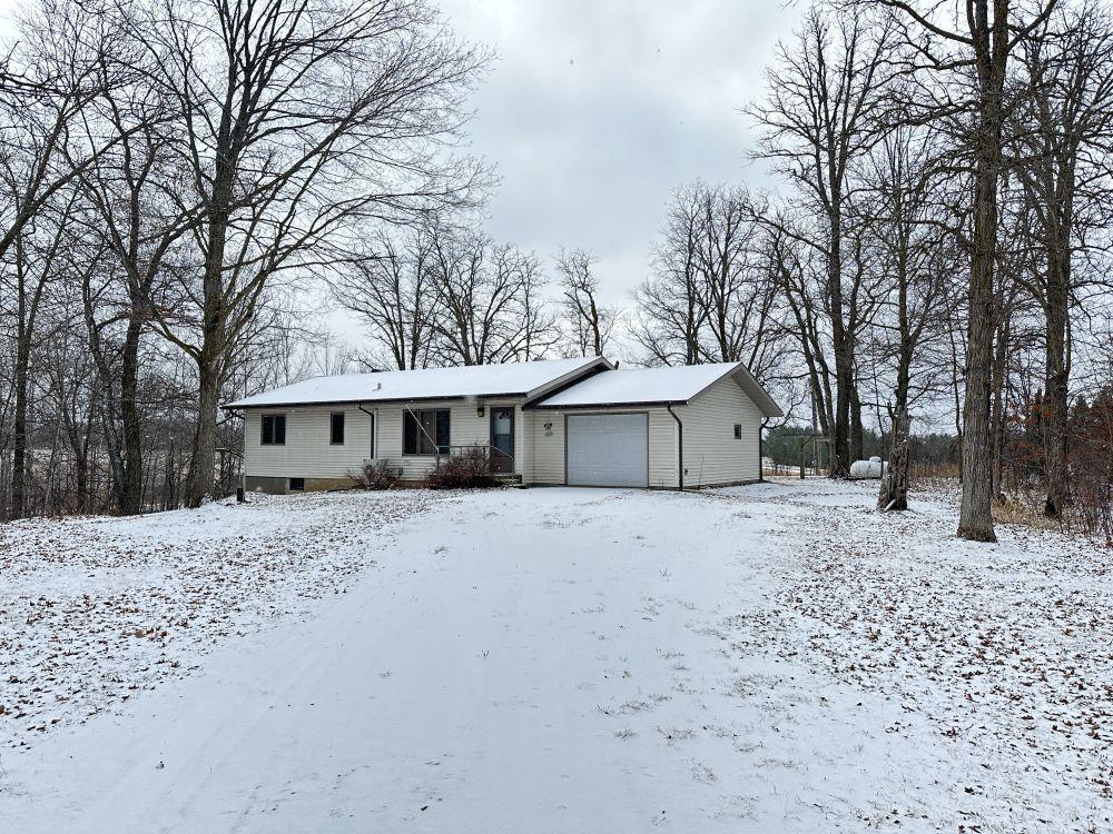 1996 Rambler Style Home with 3.03+/- Acres, Garage, and Pole Shed