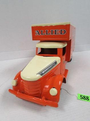 1930's Structo Allied Van Lines Moving Truck Custom Resto 21"