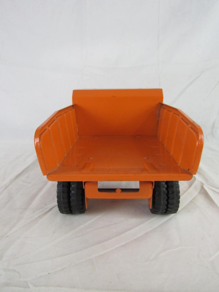 Beautiful Vintage Tonka (Mound, Minn) Orange Pressed Steel Dump Truck