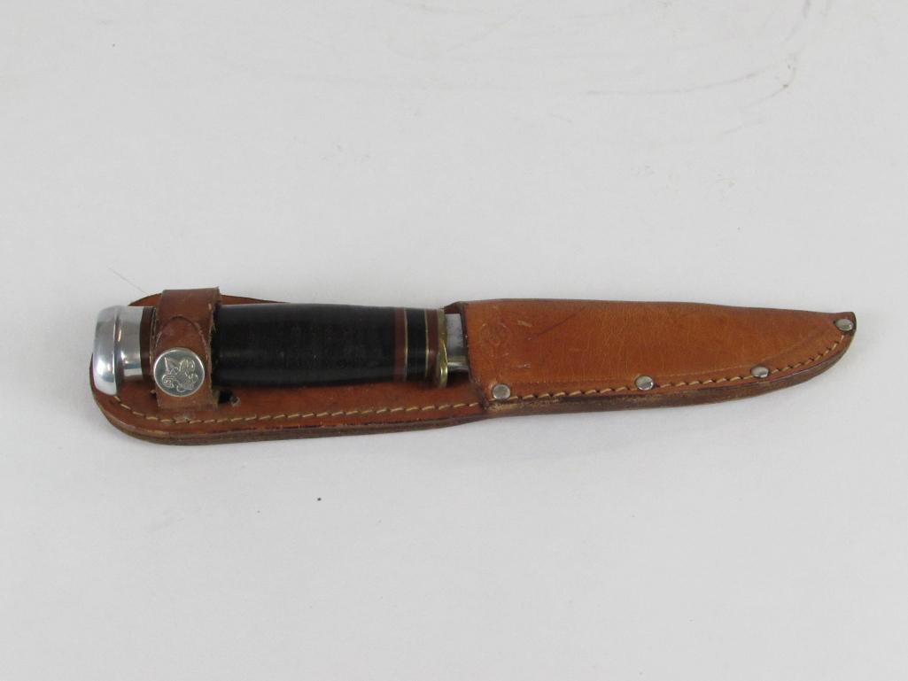 Antique Marbles Gladstone, Mich Fixed Blade Sport Knife