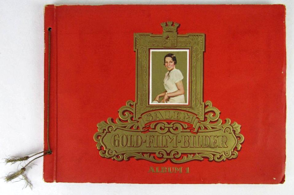 German Hollywood Cigarette Card Album/Complete c.1940