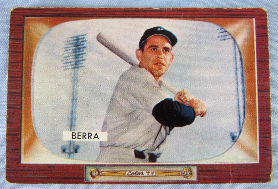 1955 Bowman #168 Yogi Berra