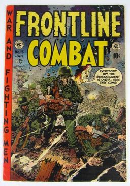 Frontline Combat #15 (1954) Golden Age EC/ Iconic Wally Wood Cover!