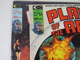 Planet of the Apes #12 & #13 (1975) Bronze Age Marvel Curtis Magazines