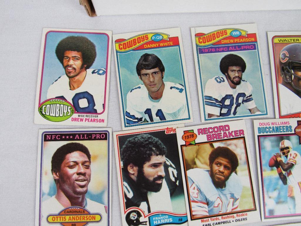 Lot (approx. 400+) Vintage Topps Football Cards (Mostly 1970's/Early 80's) With Stars