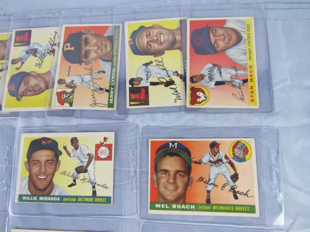 Lot (14) Asst. 1955 Topps Baseball Cards