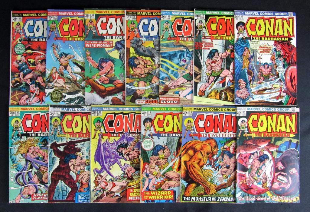 Conan The Barbarian Early Bronze Age Lot (13 Diff) #27-40