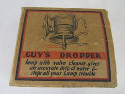 Antique Guy's Dropper Pit Lamp/ Miner's Lantern in Orig Box!