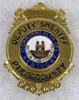 Obsolete Pike County, Kentucky Deputy Sheriff Badge