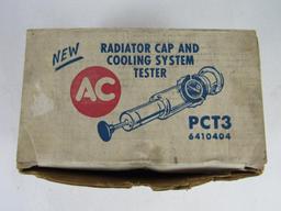 Vintage AC Radiator Cap and Cooling System Tester Complete in Orig. Box