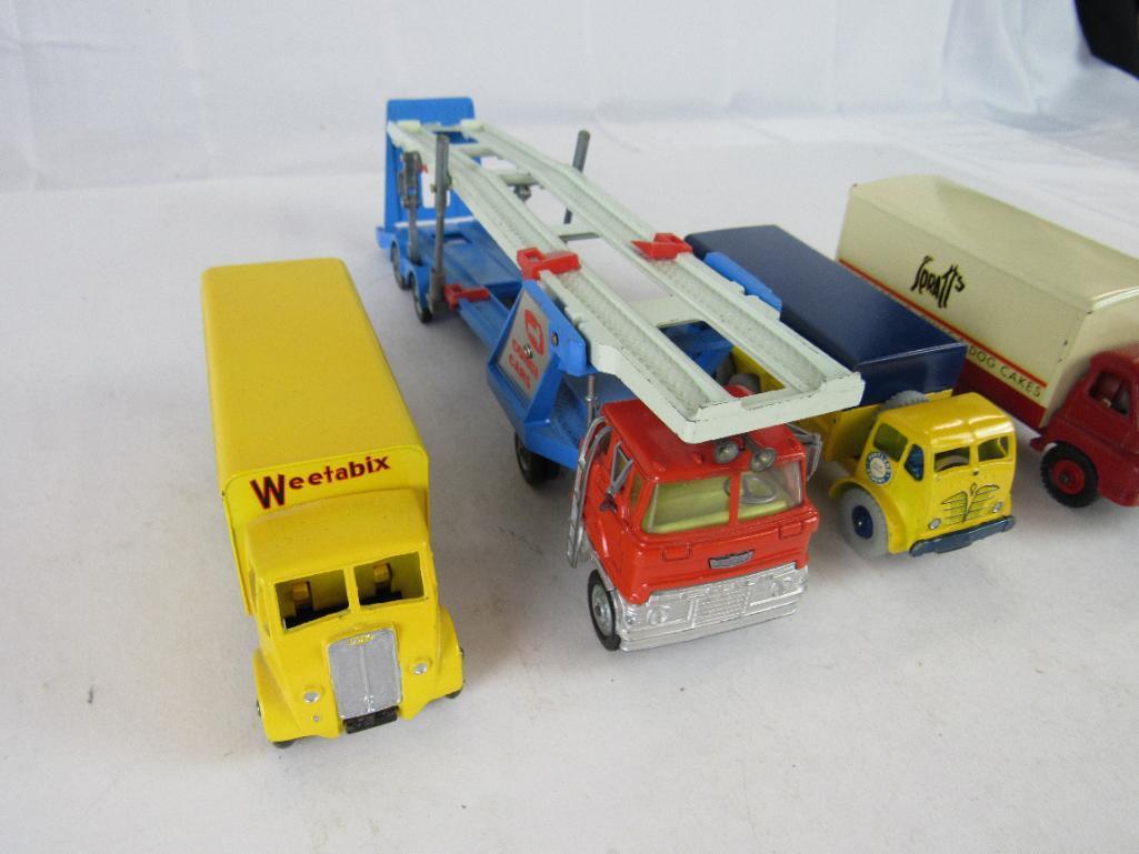 Vintage Dinky Trucks & Corgi Car Hauler