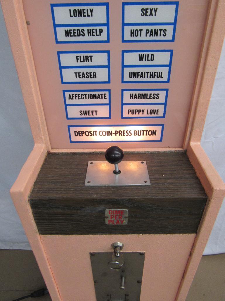 Vintage Urban Industries 10 Cent Coin-Op "SEX-TESTER" Penny Arcade