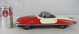 Excellent Vintage Paya (Spain) Tin Friction Futuristic Car 13.5"