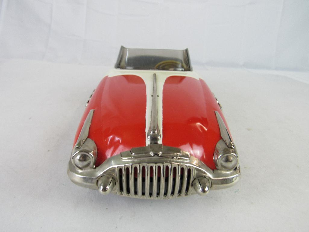 Excellent Vintage Paya (Spain) Tin Friction Futuristic Car 13.5"