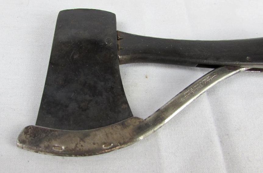 Antique Marbles Gladstone, Mich #2 Safety Axe Hatchet w/ Guard