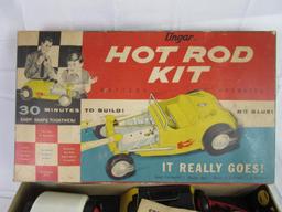 Vintage Ungar Hot Rod Motorized Model Kit in Orig. Box