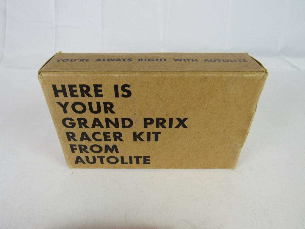 Vintage 1964 Autolite Promotional Motorized Race Car Premium in Orig. Box