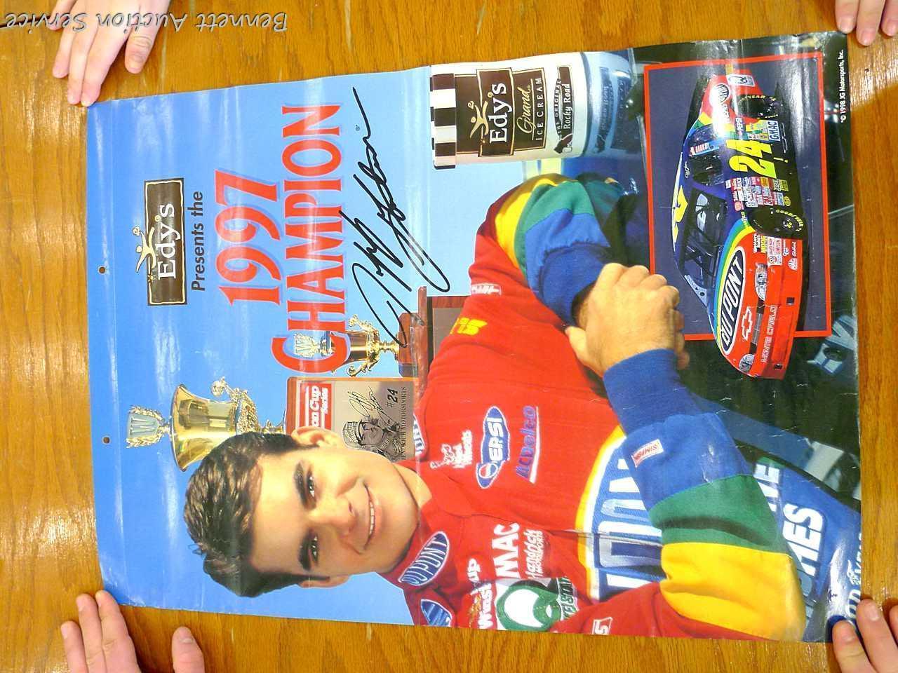 Nascar and other racing posters featuring Dick Trickle, Jeff Gordon, Dale Earnhardt, Allison and