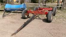 12 TON MINNESOTA TRI AXLE WAGON,  front tires 11L x 15", rear tires 12.5 L  ( back 2 are new )