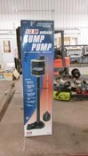 NEW 1/3 H.P.  PEDESTAL SUMP PUMP