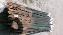 100-5 1/2' STEEL T POSTS ( 100 X YOUR BID)