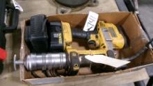 DEWALT 18 VOLT GREASE GUN-2 batteries & charger